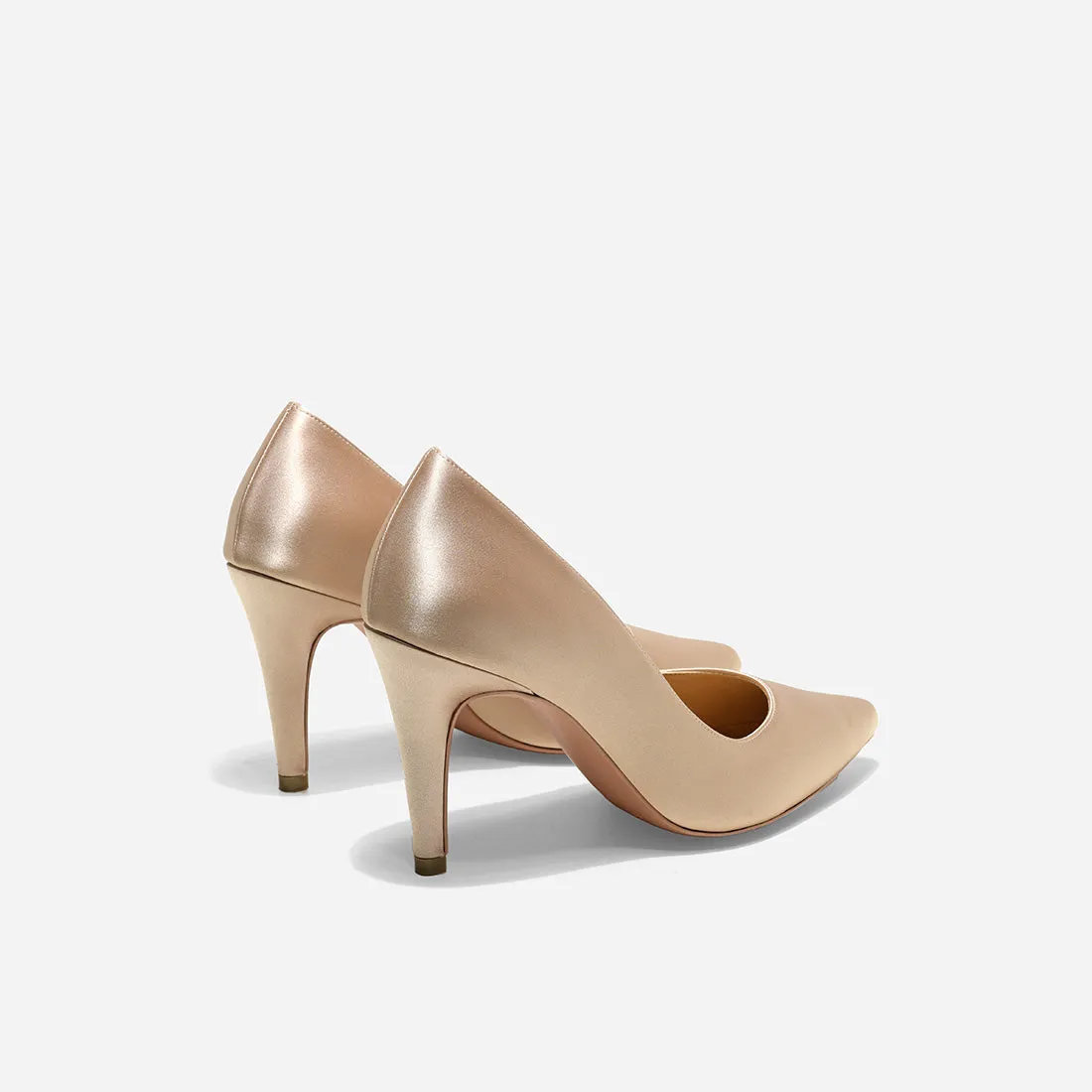 Mariko Satin Pumps