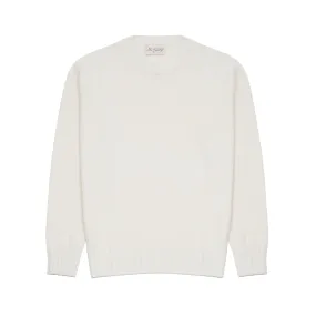 McGeorge of Scotland Crewneck Jumper in Off-White