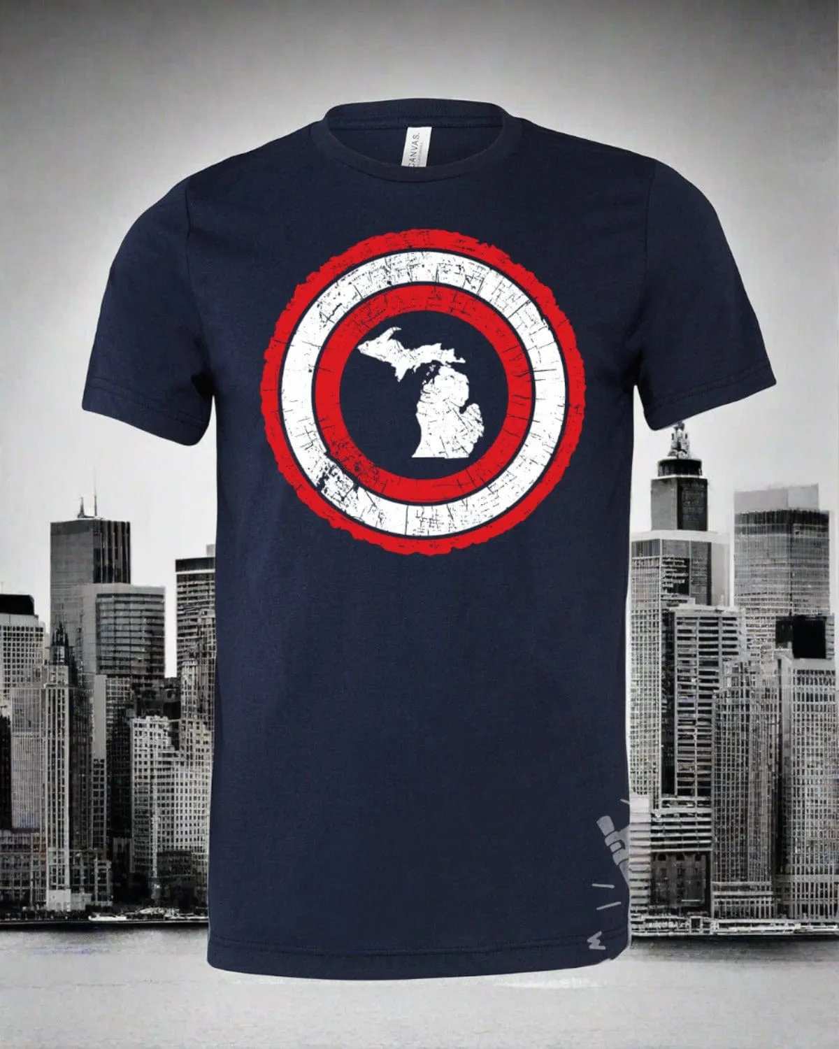 MI Michigan Hero Unisex Tee | Tee See Tee Exclusive