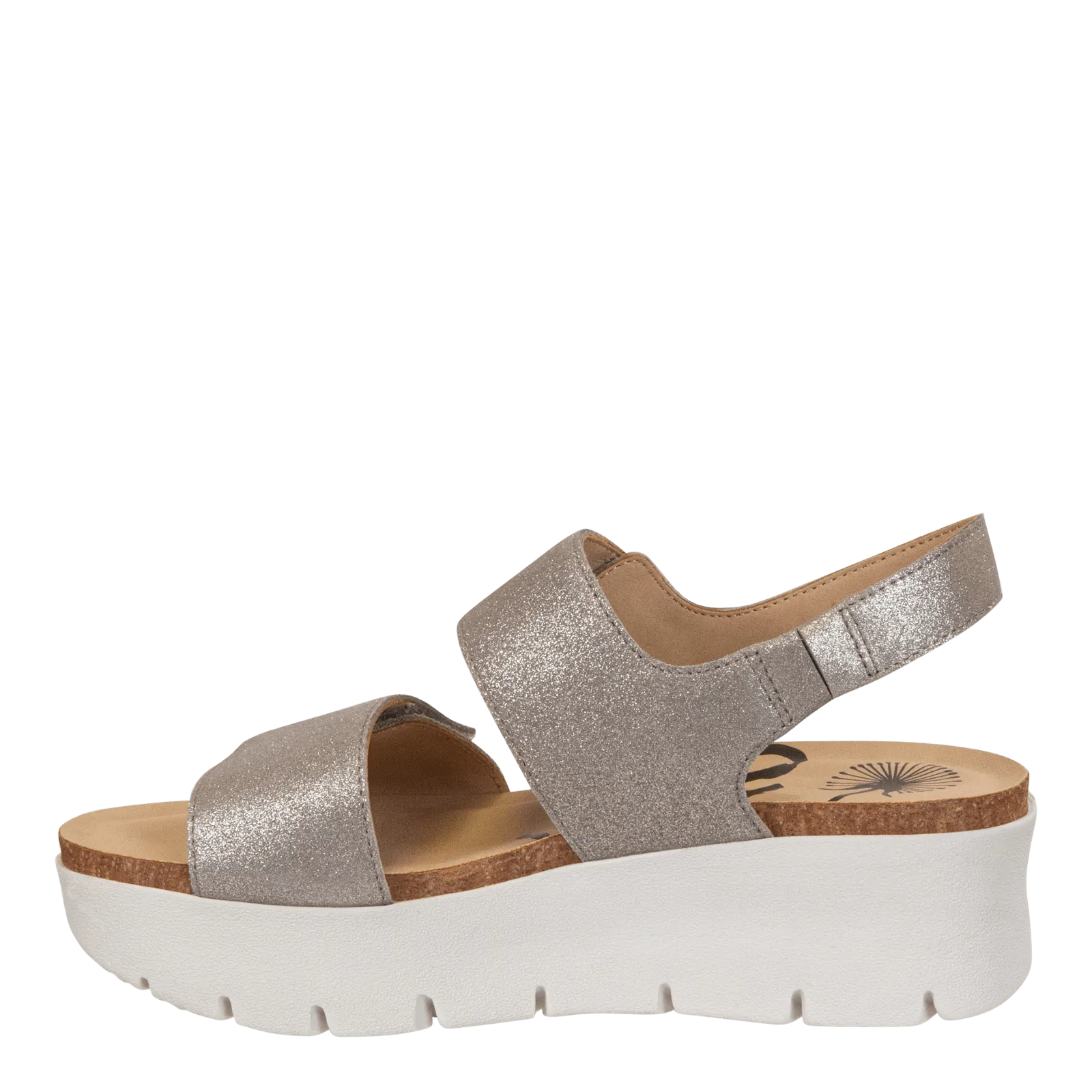 MONTANE in SILVER Platform Sandals