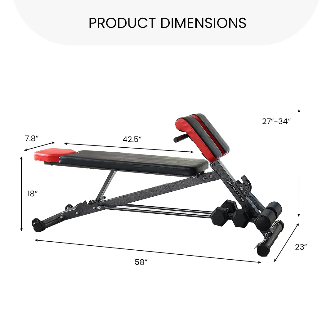 Multi-Functional Adjustable Weight Bench