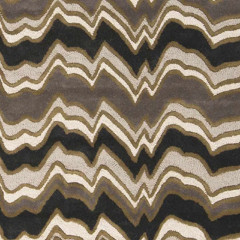 Nacha Modern Brown Area Rug