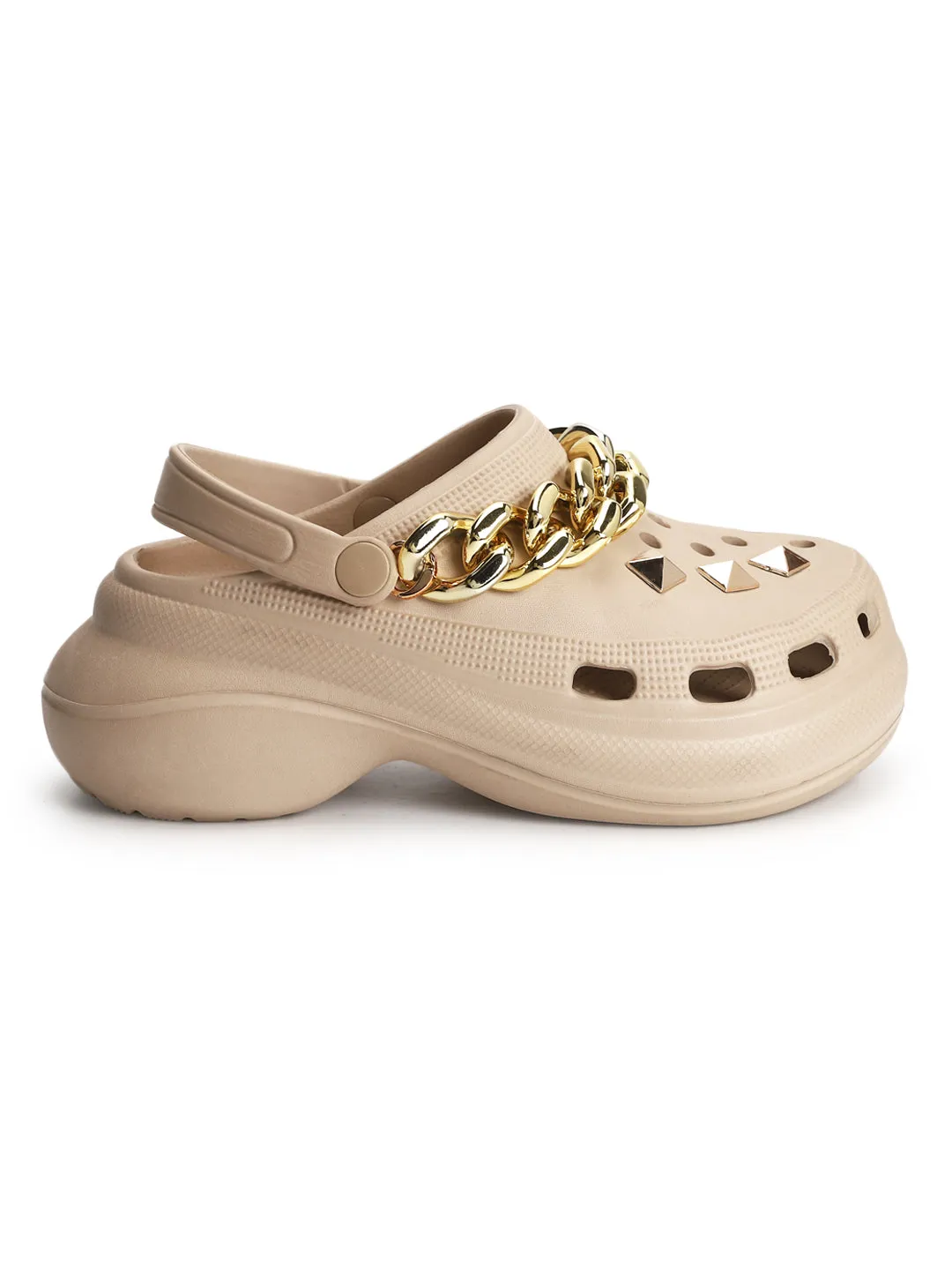 Nude PU Slip-On Croc Flats (TC-RS3481-NUD)