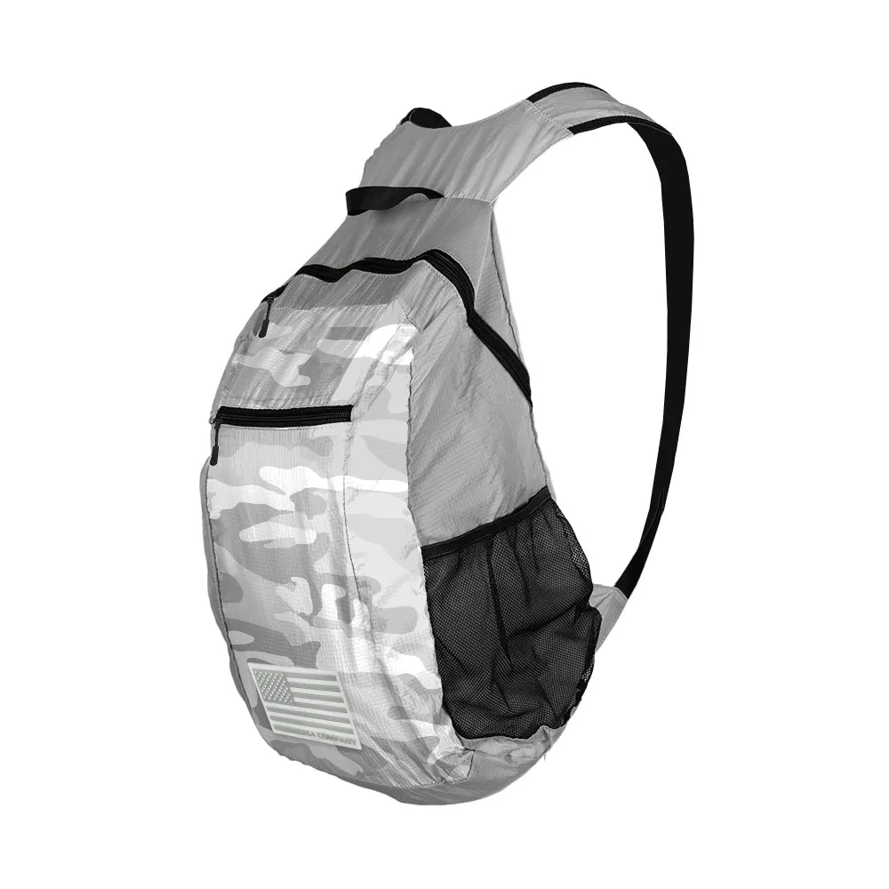 Packable Backpack | Ghost Military Camo | Light Grey PreOrder