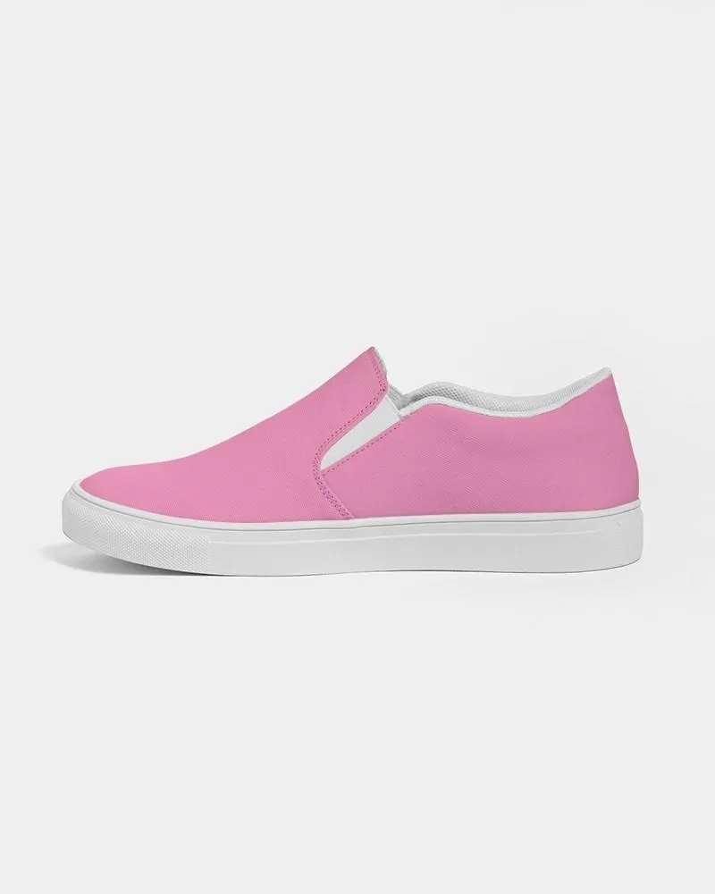 Pastel Magenta Slip-On Canvas Sneakers | Women's | Bright Pastel Magenta | C0M60Y0K0