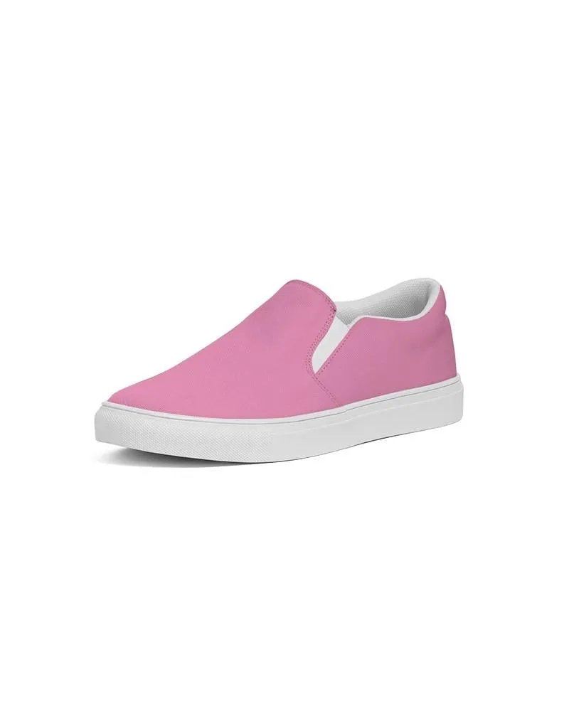 Pastel Magenta Slip-On Canvas Sneakers | Women's | Bright Pastel Magenta | C0M60Y0K0