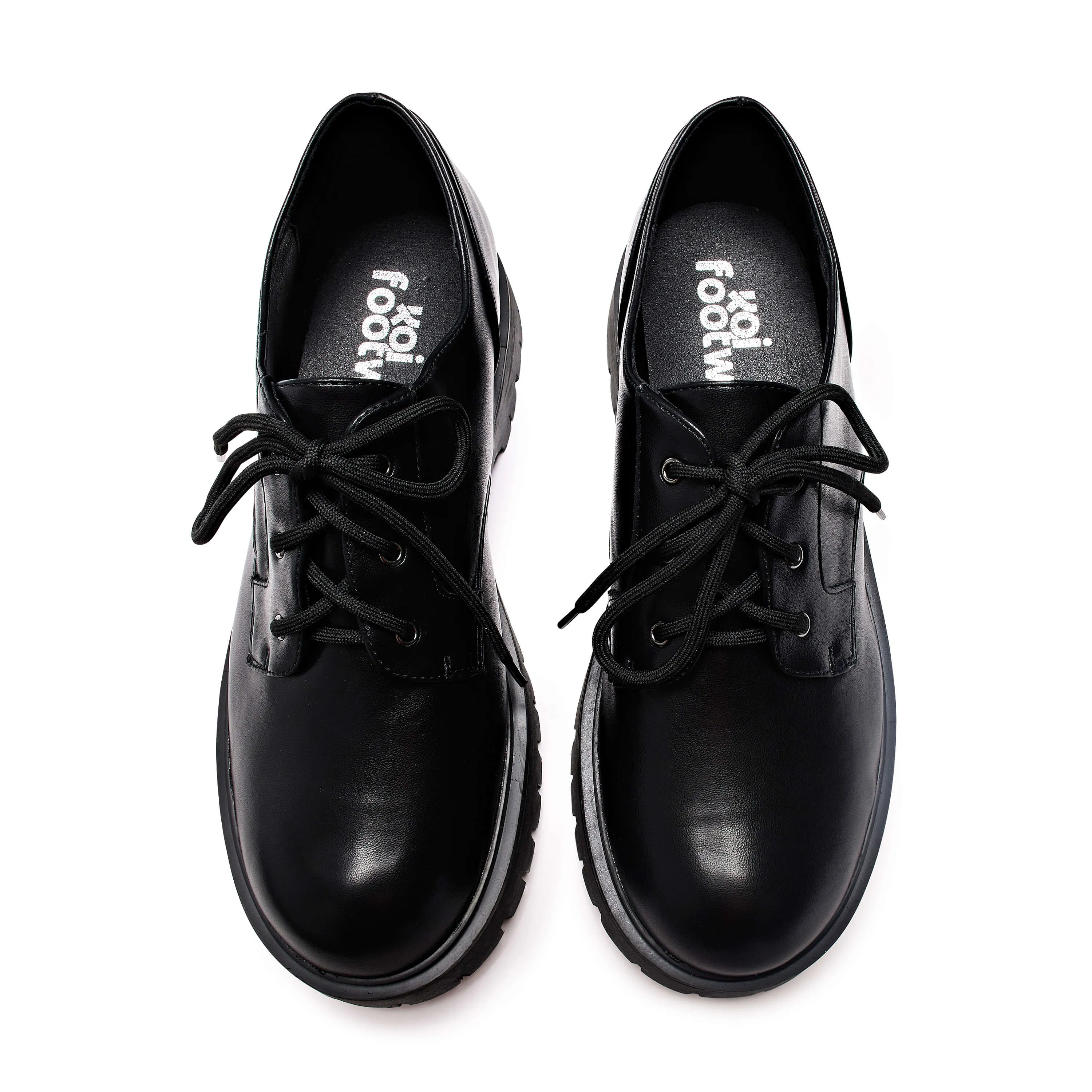 Pinemoon Men's Black Lace Up Shoes