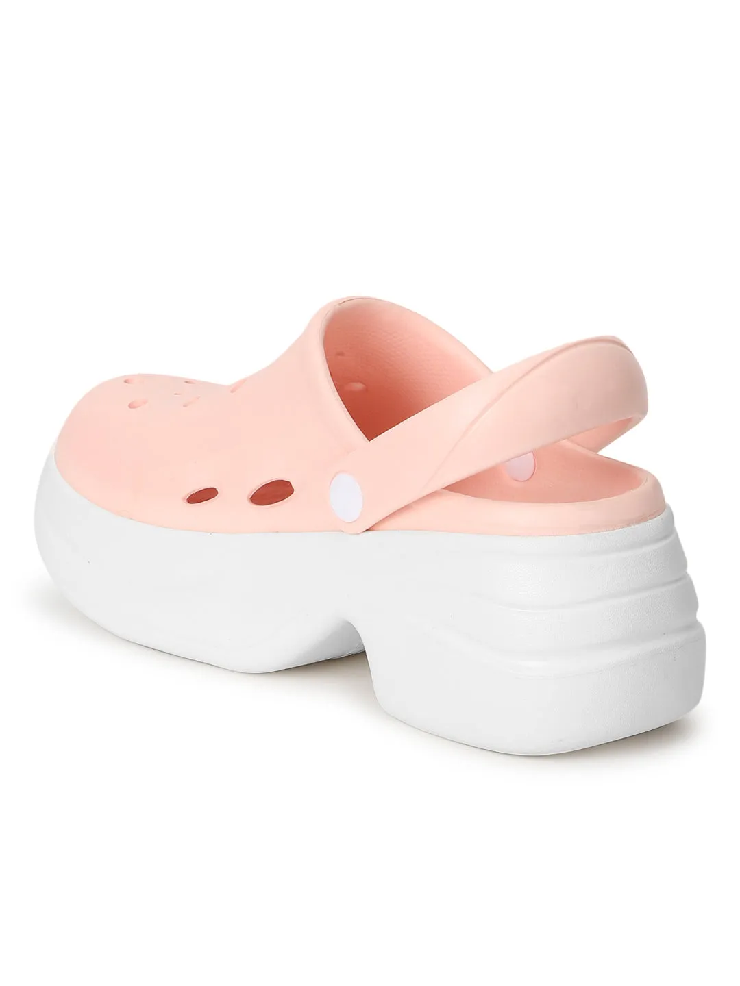 Pink White PU Slip-On Croc Flats (TC-RS3580-PNKWHT)