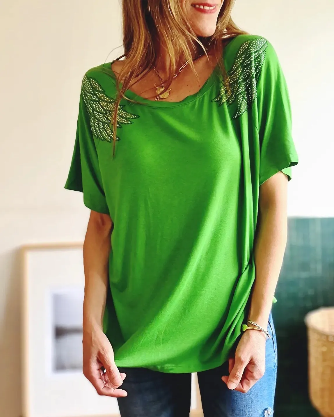 Polera Alas Verde.