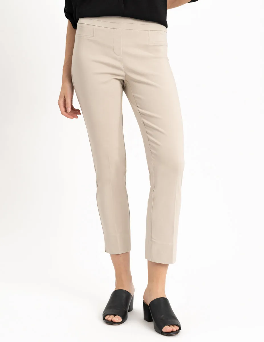 Pull On Cigarette Ankle Slacks