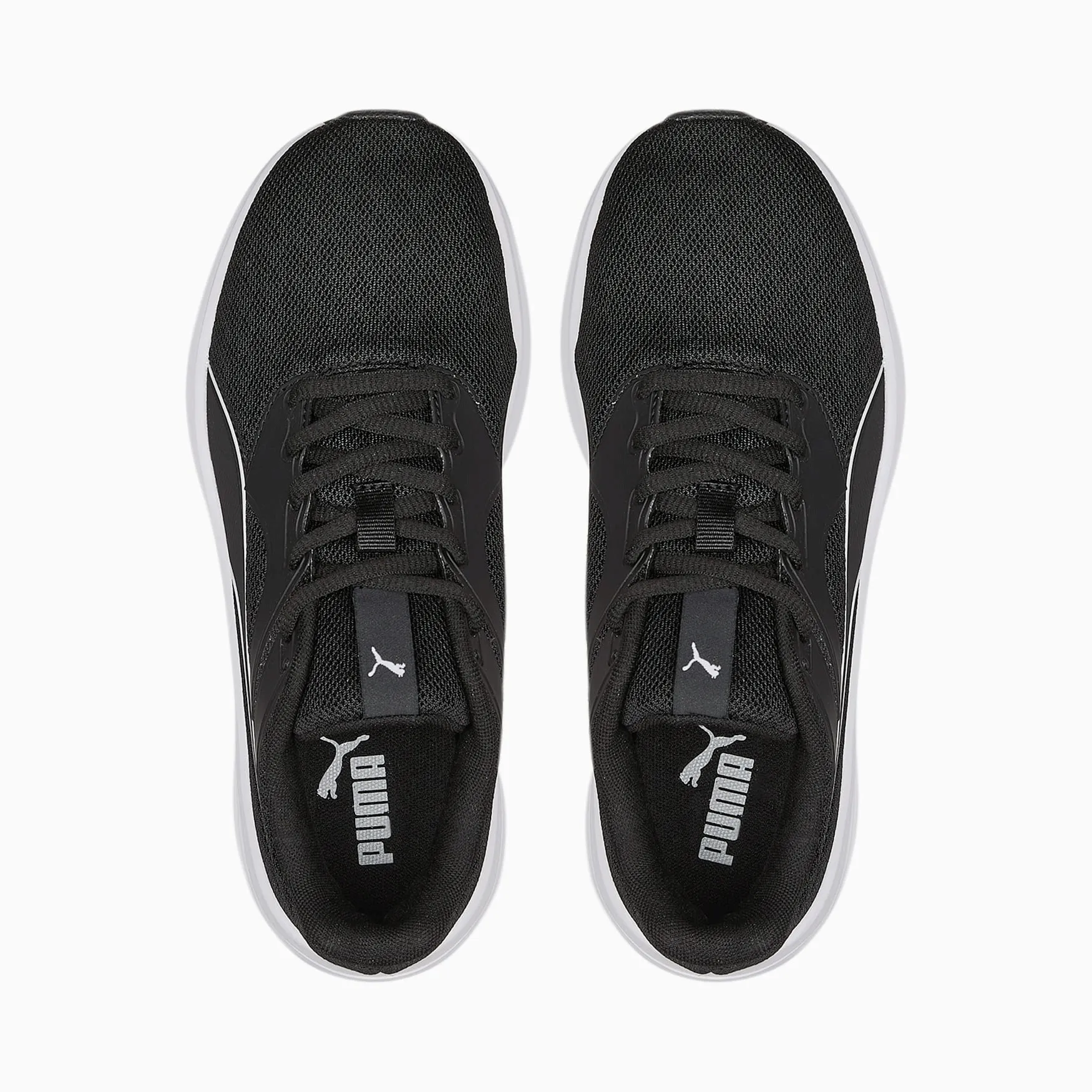 Puma Transport Trainers - Boys - Black/White