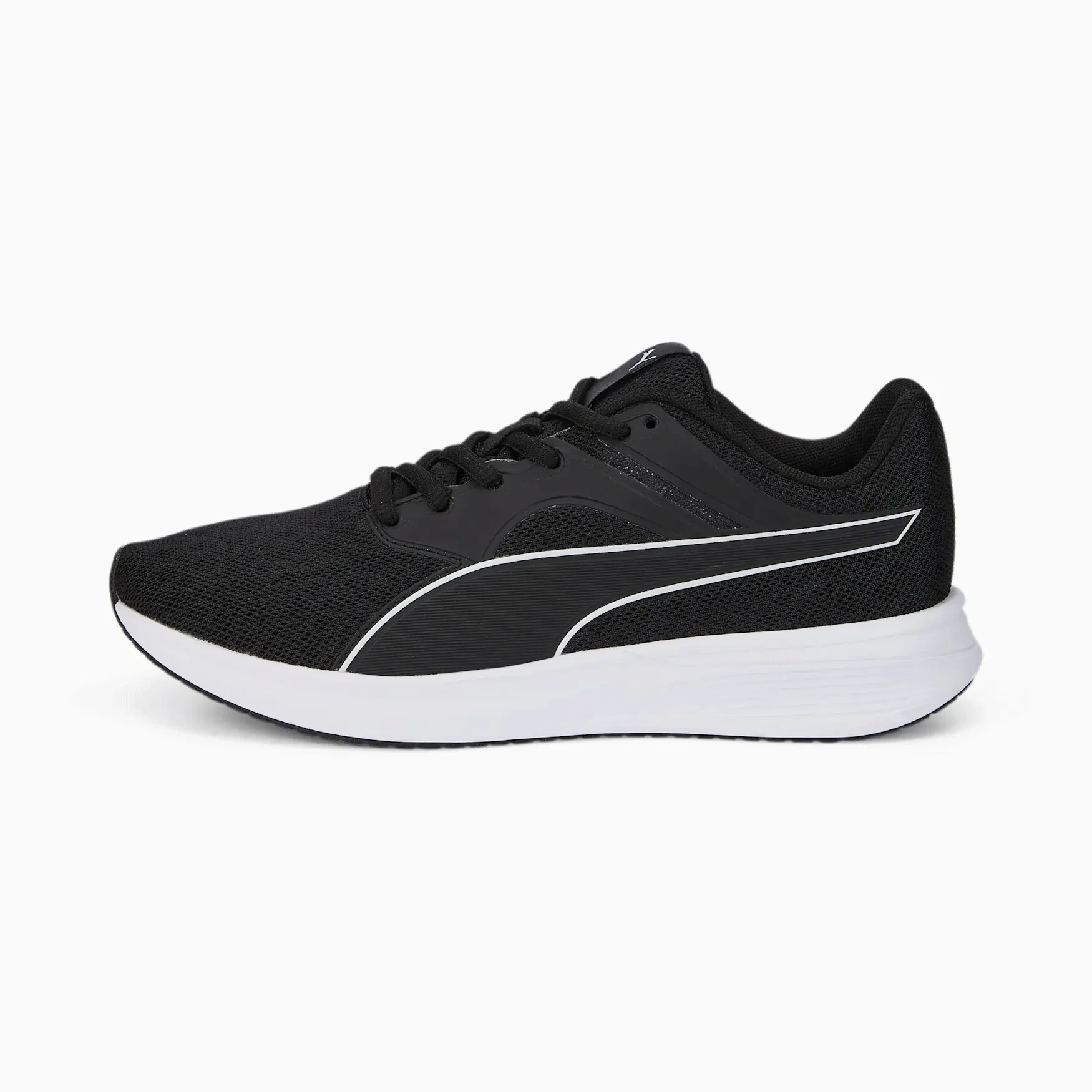 Puma Transport Trainers - Boys - Black/White