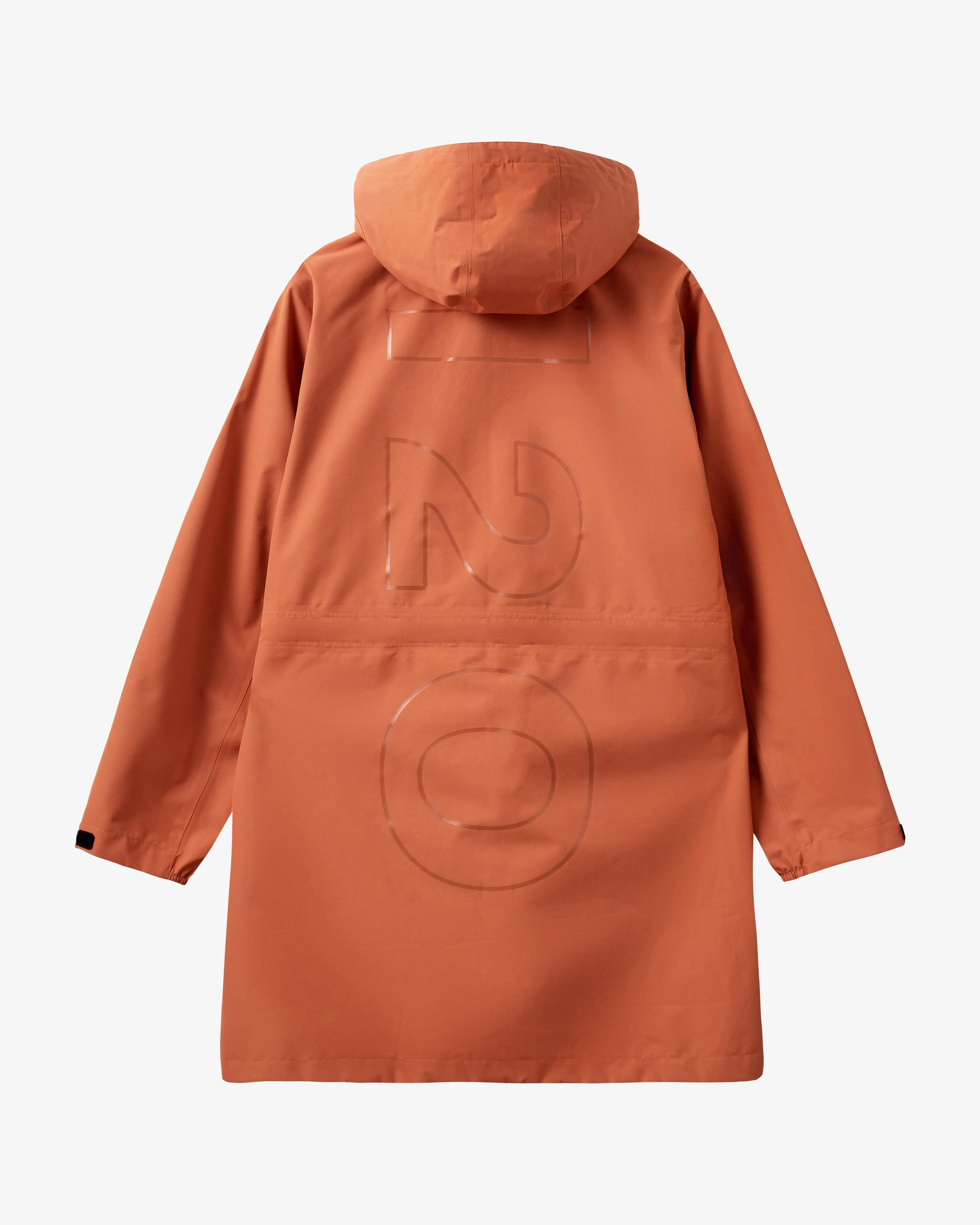 Rømø LW Long Rain Jacket - Autumn Leaf