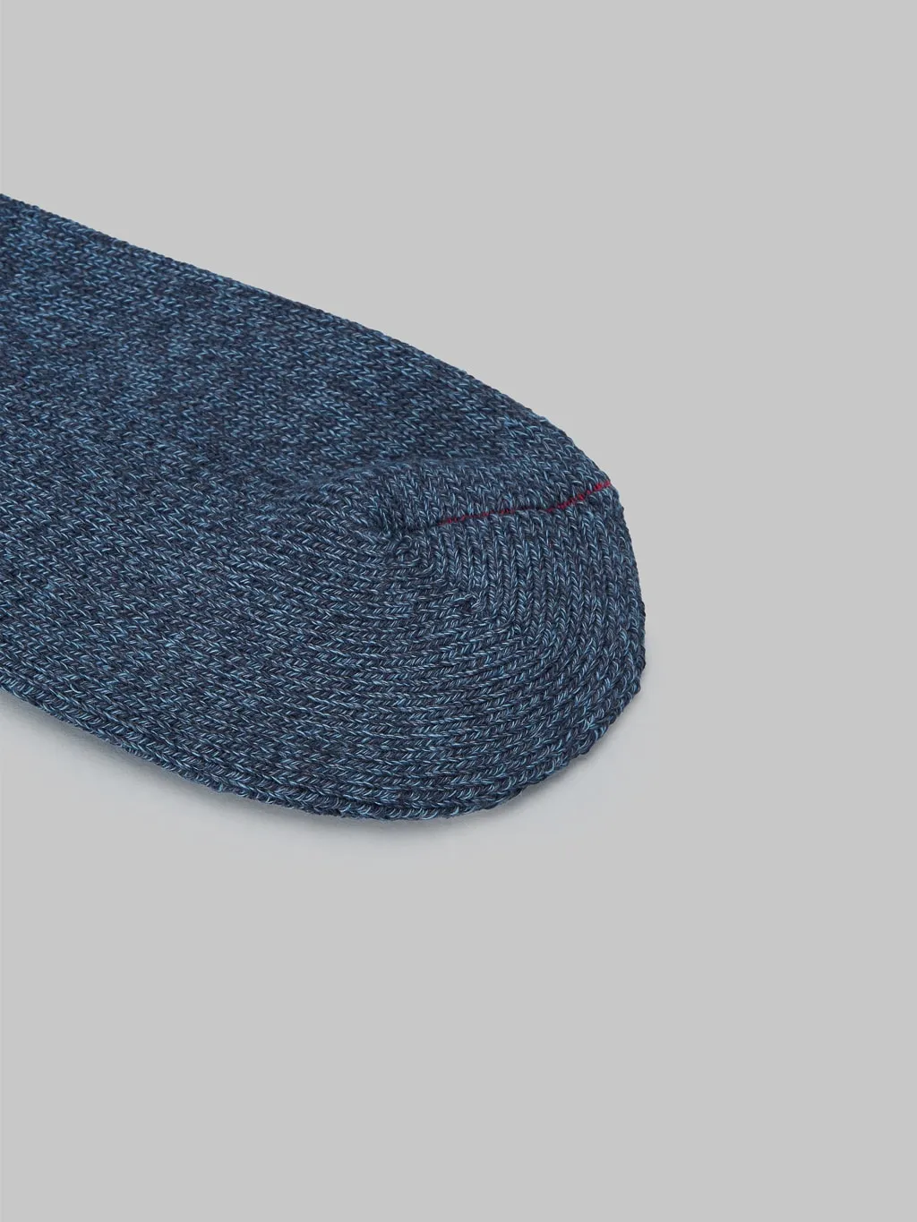 ROTOTO Loose Pile Crew Socks Mix Navy