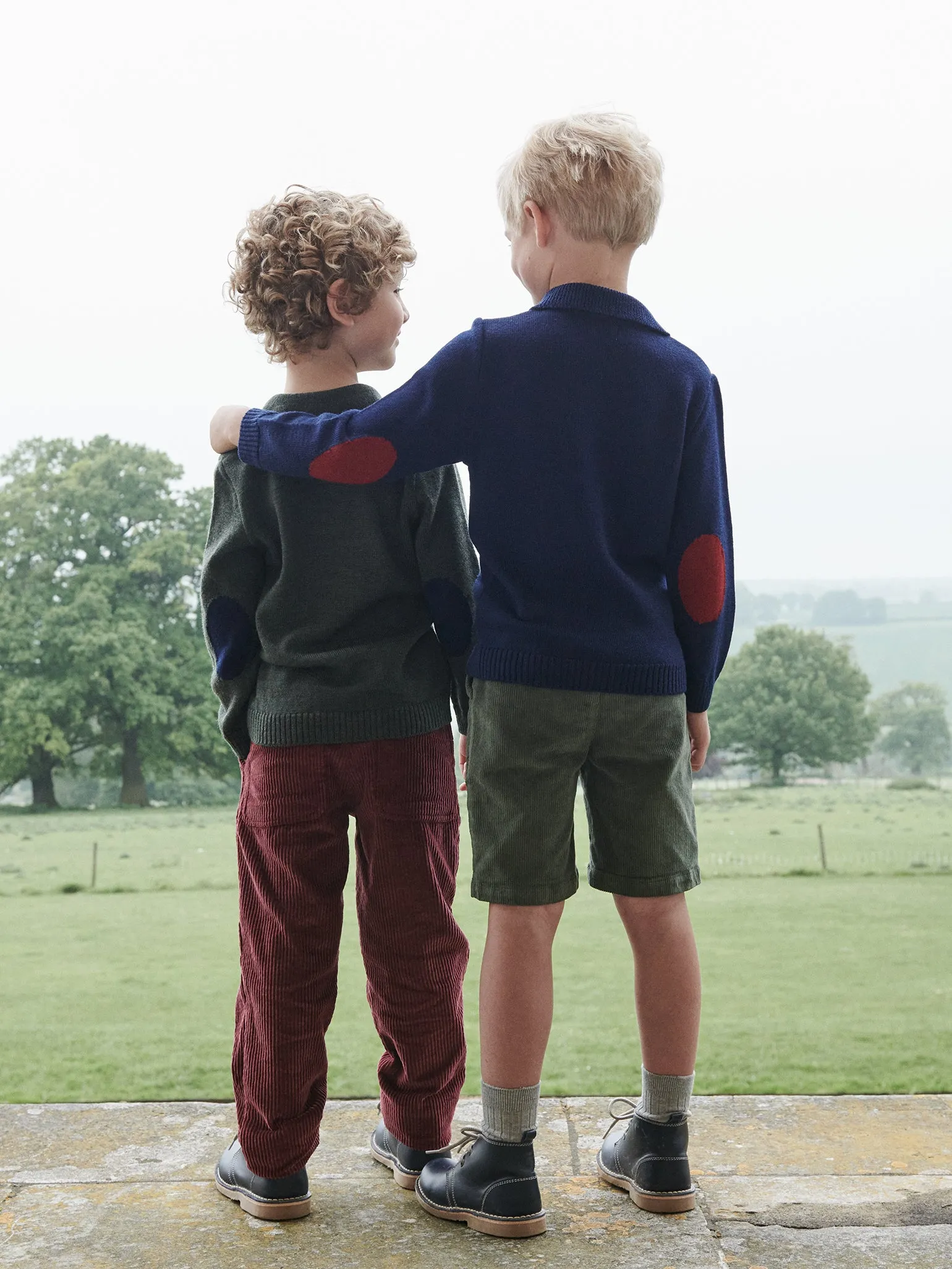 Sage Lucas Corduroy Boy Shorts