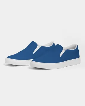 Shaded Blue Slip-On Canvas Sneakers | Women's | C100M75Y0K30