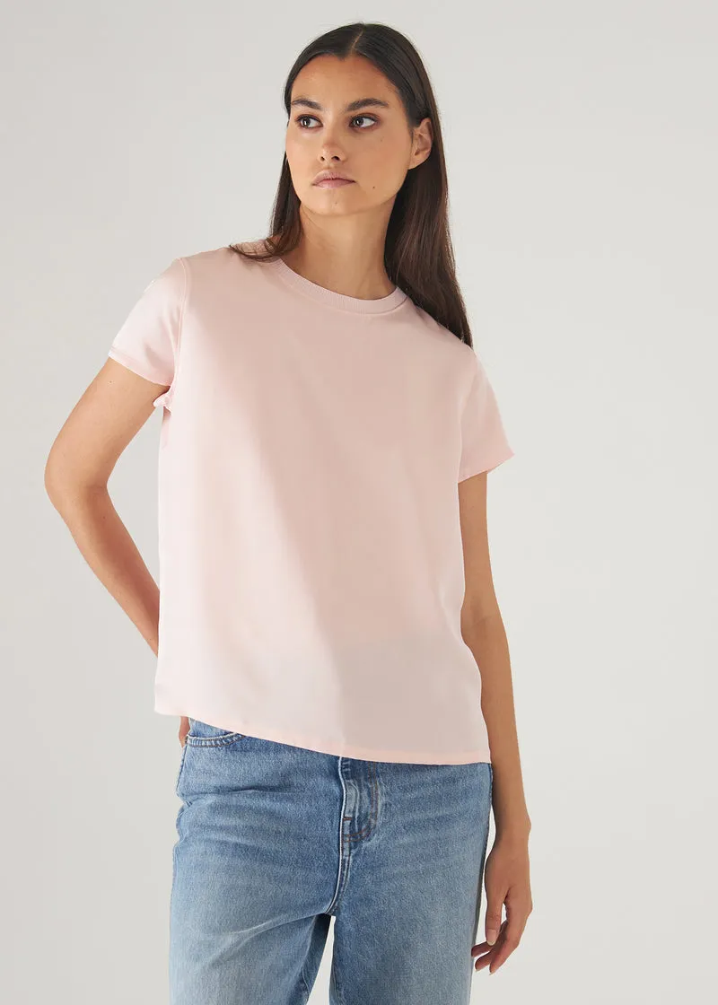 Silk Short Sleeve Crewneck W47C47X