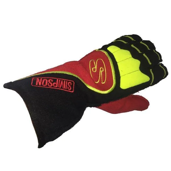 Simpson DNA Glove - Black/Red