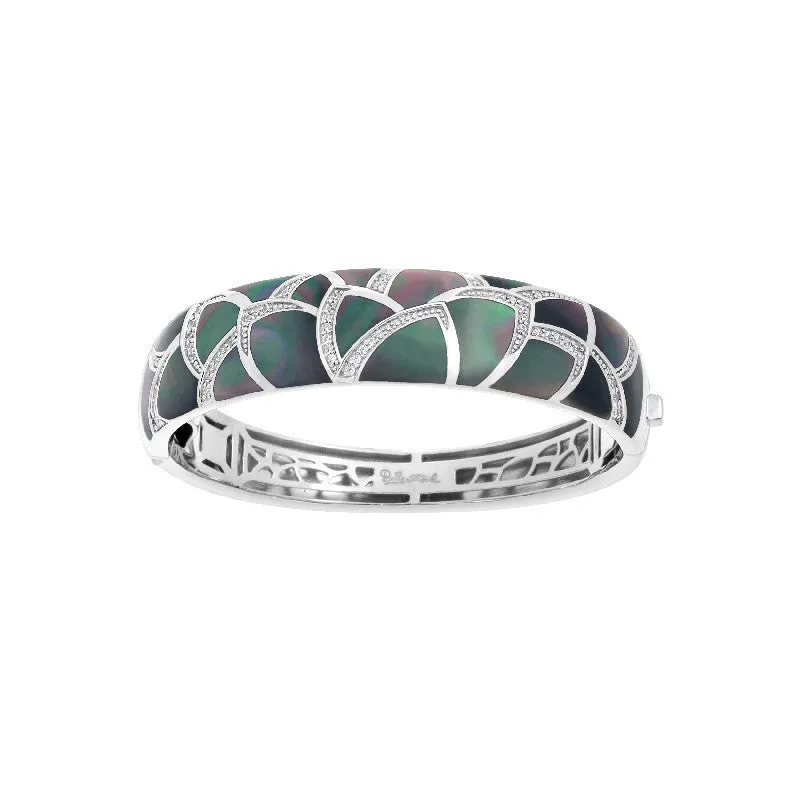 Sirena Black Mother-of-Pearl Bangle