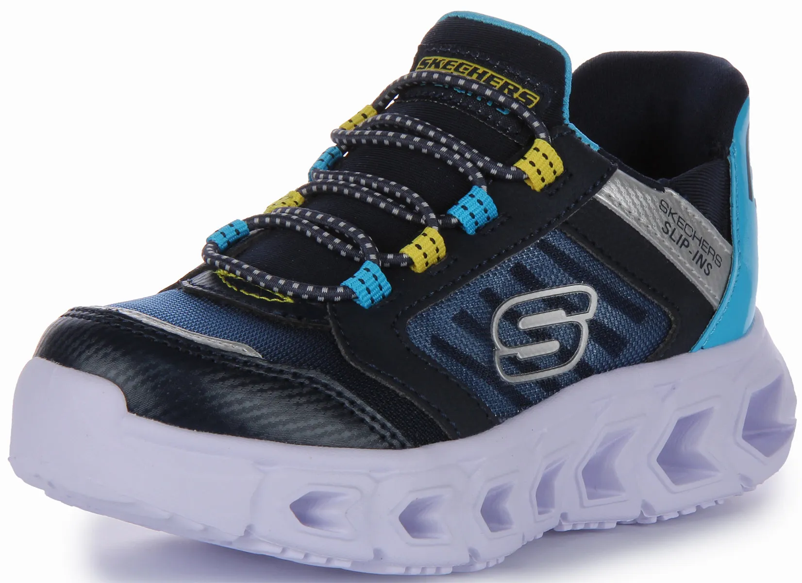 Skechers Hypno Flash 2.0 Slip Ins Navy Blue For Kids