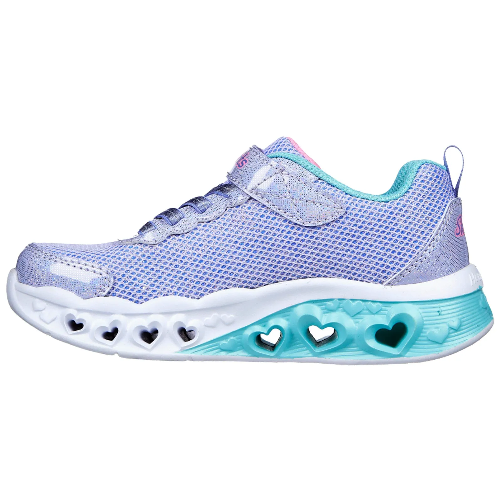 Skechers Infant Heart Lights Bring Sparkle Trainers - 4K UK