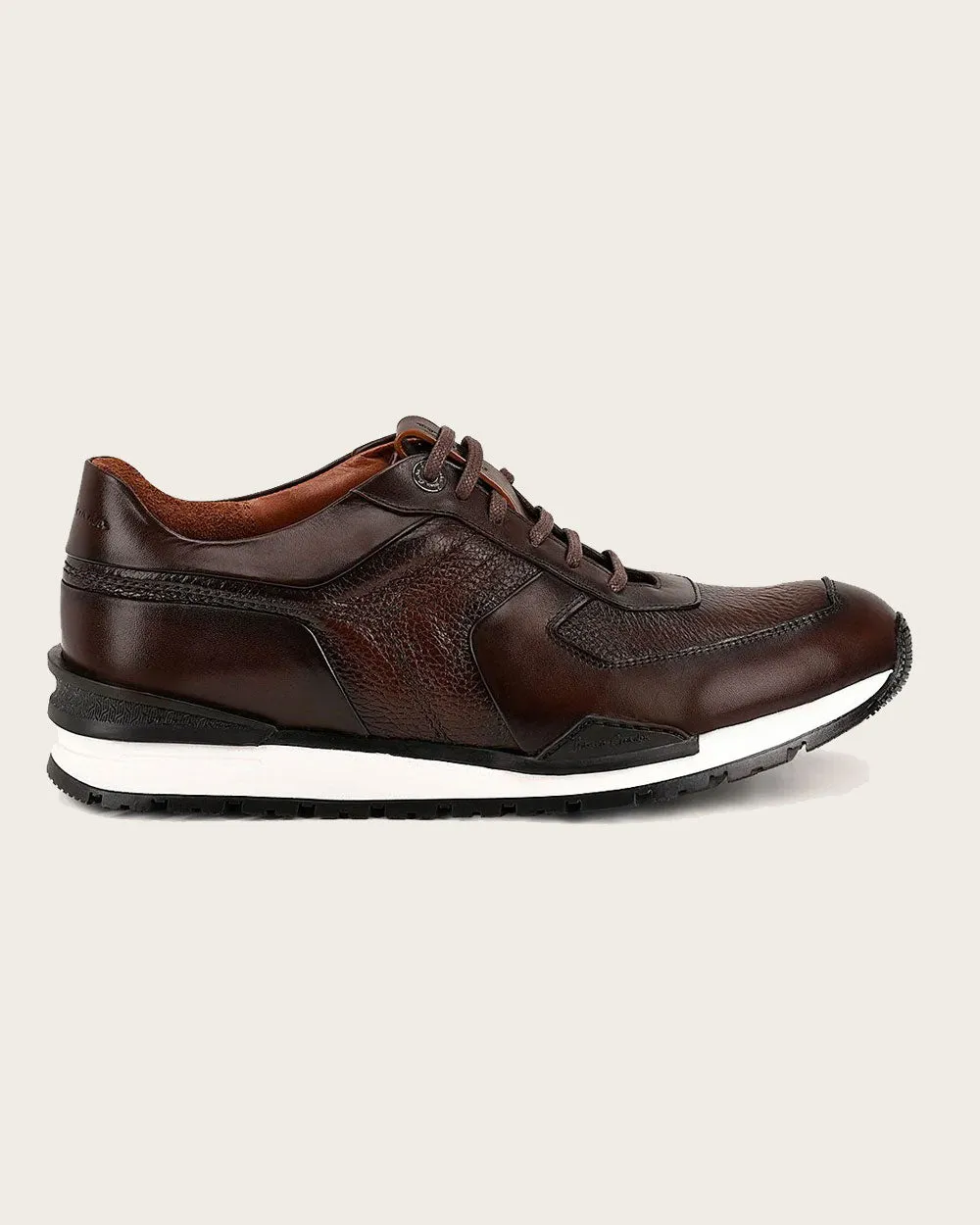 Sneakers brown deer leather