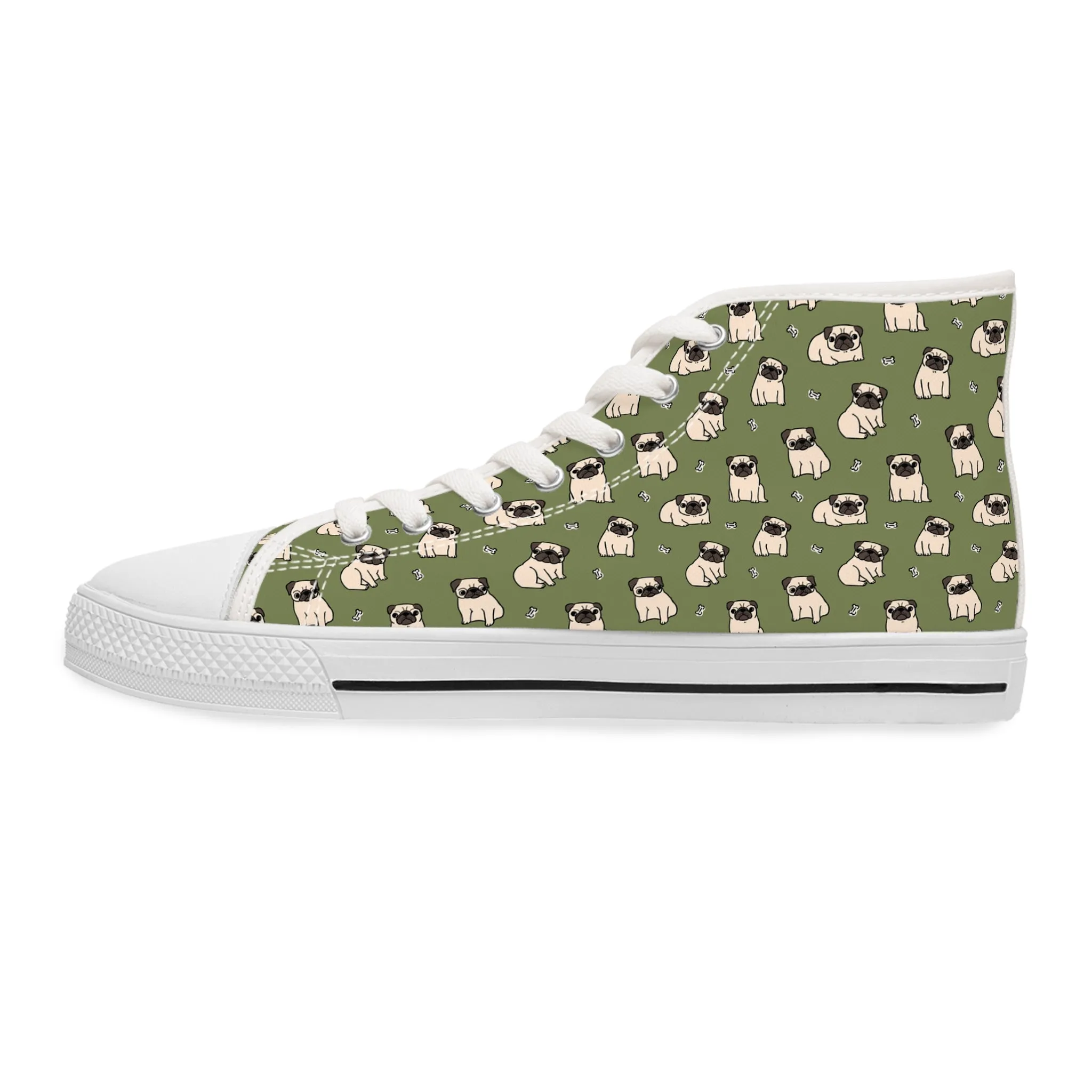 Sneakers - Hi Top -Pug