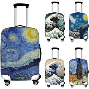 Stylish Art Elastic Travel Luggage Covers