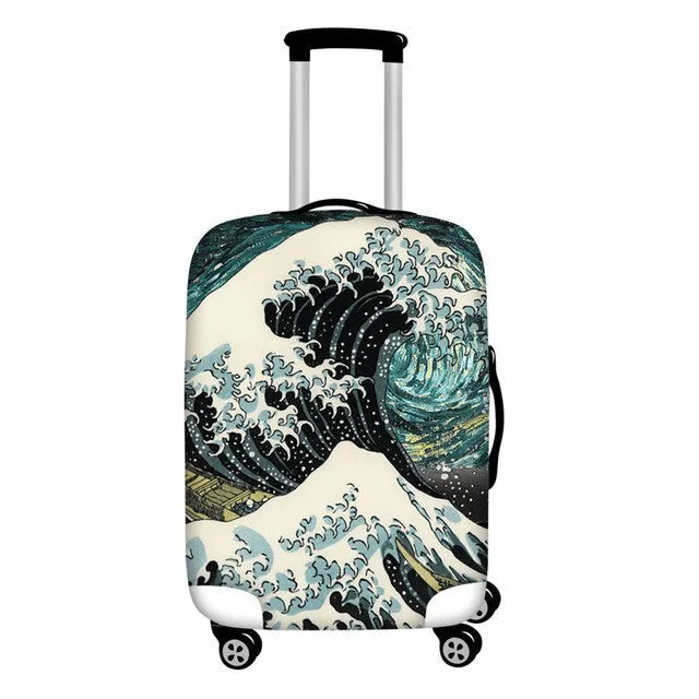 Stylish Art Elastic Travel Luggage Covers