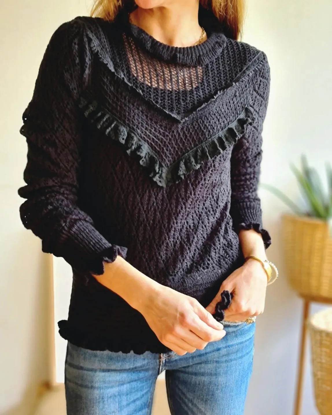 Sweater Emilia Negro.