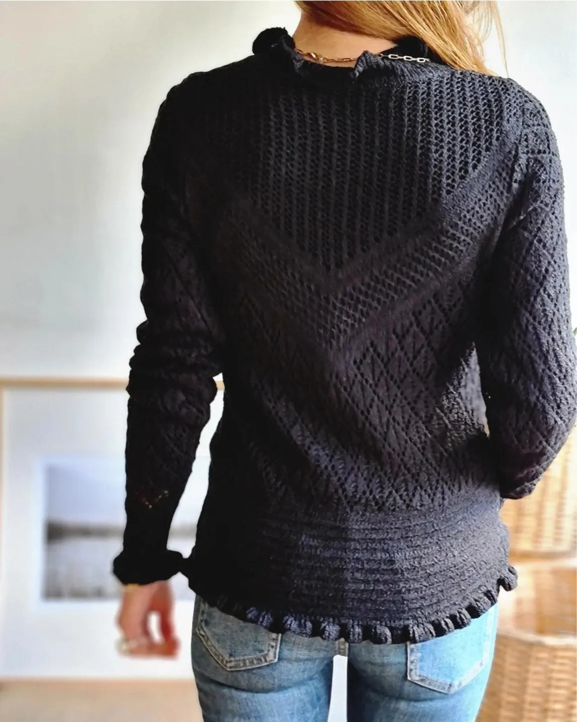 Sweater Emilia Negro.