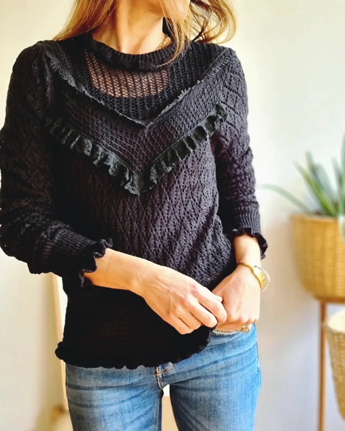 Sweater Emilia Negro.