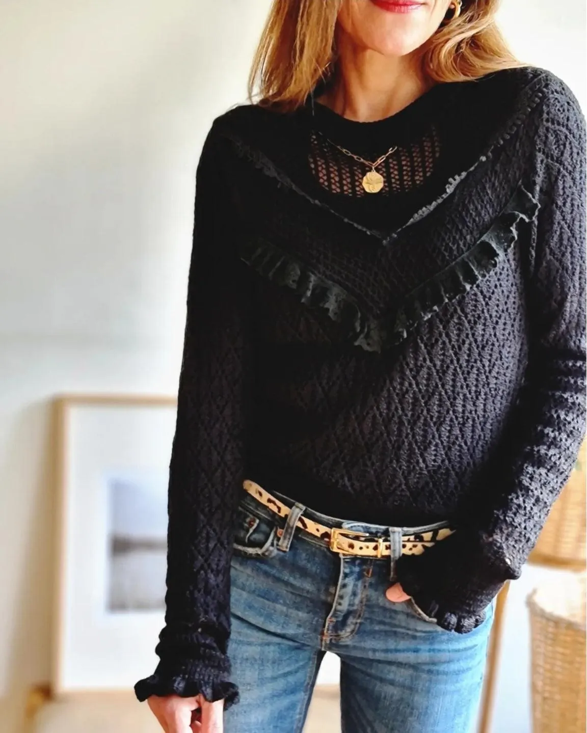 Sweater Emilia Negro.