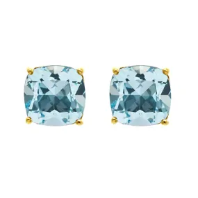 Swiss Blue Topaz Earrings