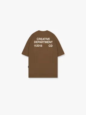 T-SHIRT CREATIVE DEPT - BROWN