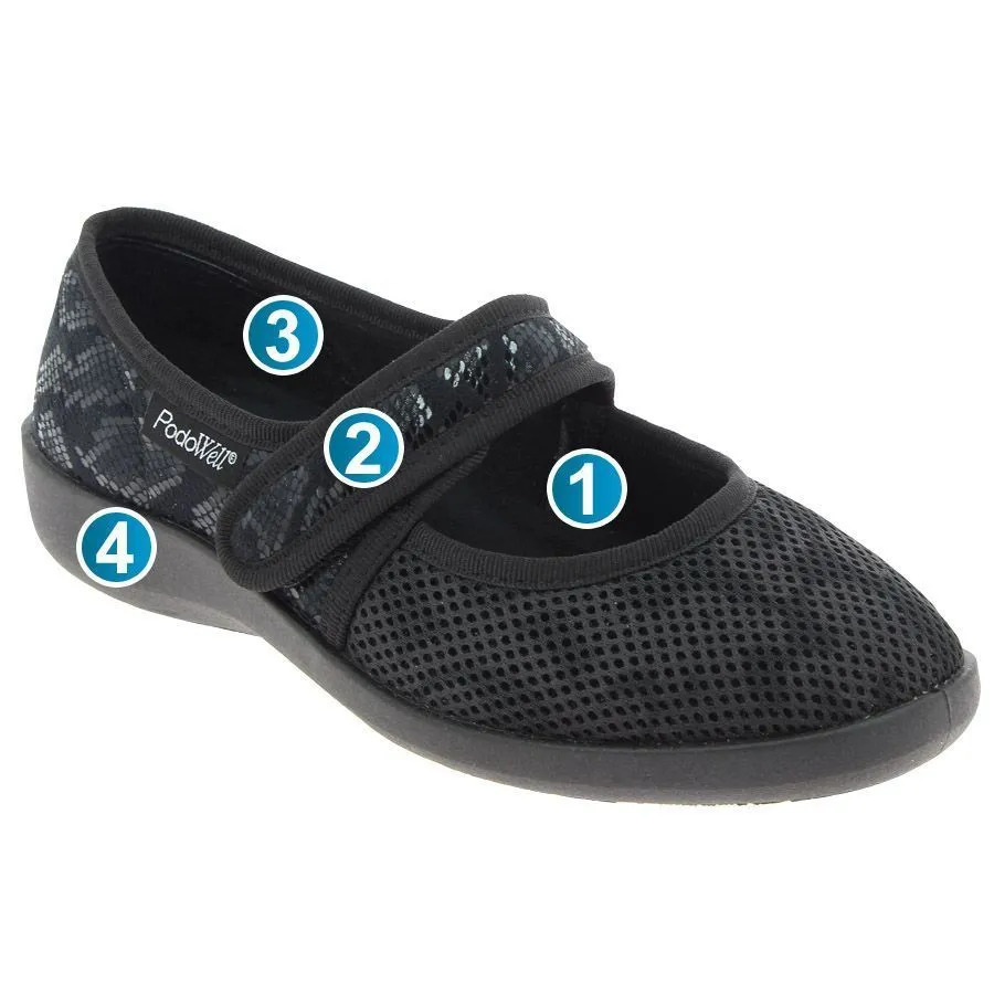 Tanita - Wide Casual Orthopedic Comfort Shoe