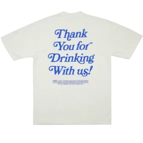 Thank You For Drinking Tee - Blue