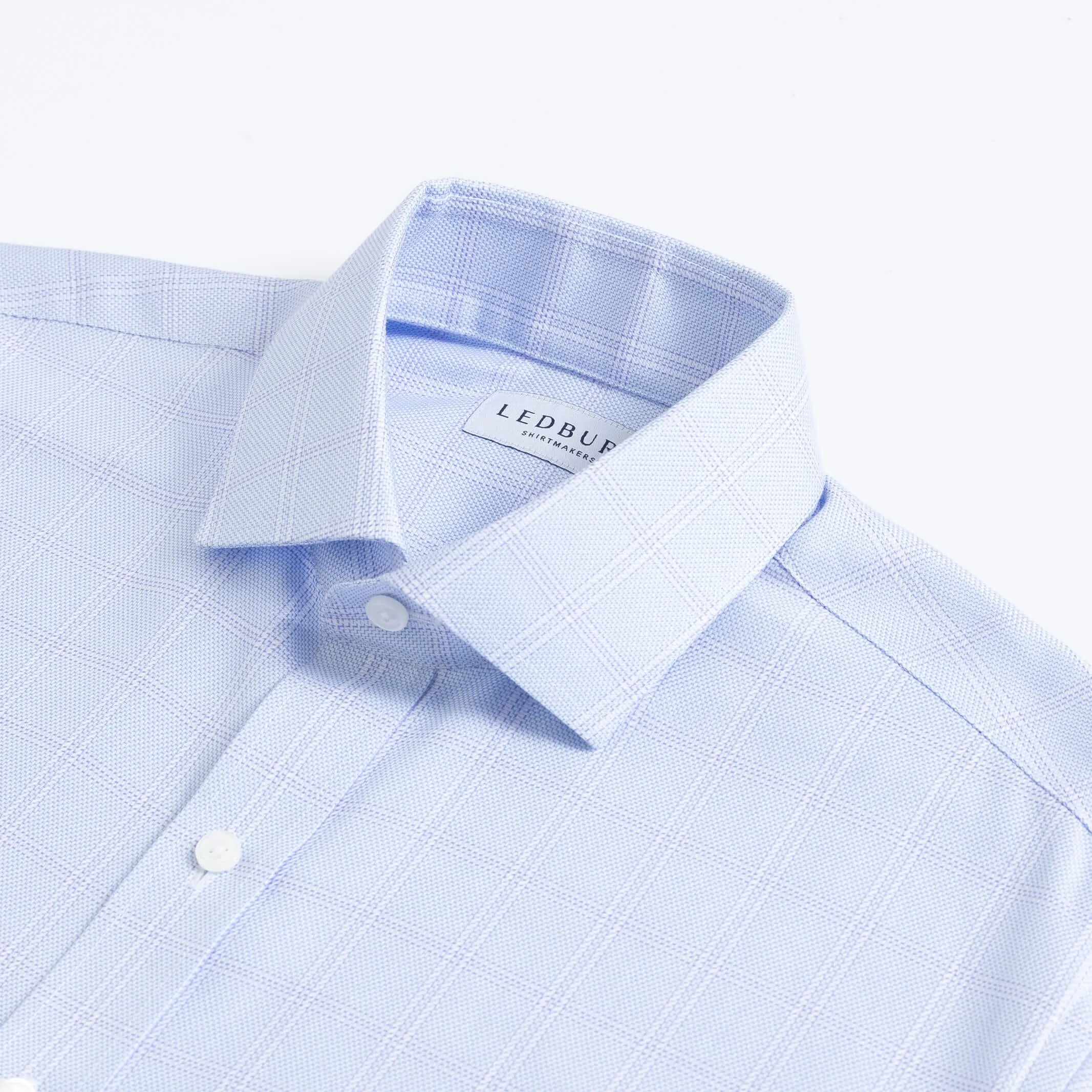 The Loden Heather Danvers Windowpane Custom Shirt