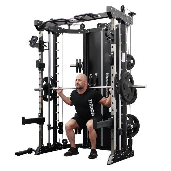 TITANIUM USA R100 FUNCTIONAL SMITH MACHINE WITH WEIGHT STACKS