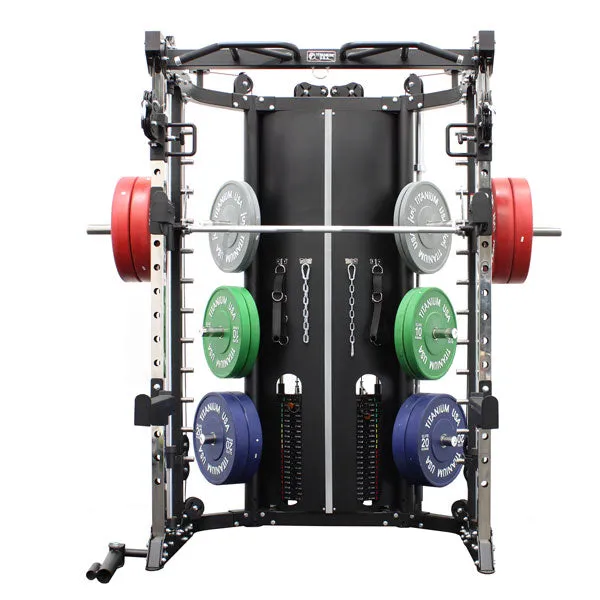 TITANIUM USA R100 FUNCTIONAL SMITH MACHINE WITH WEIGHT STACKS