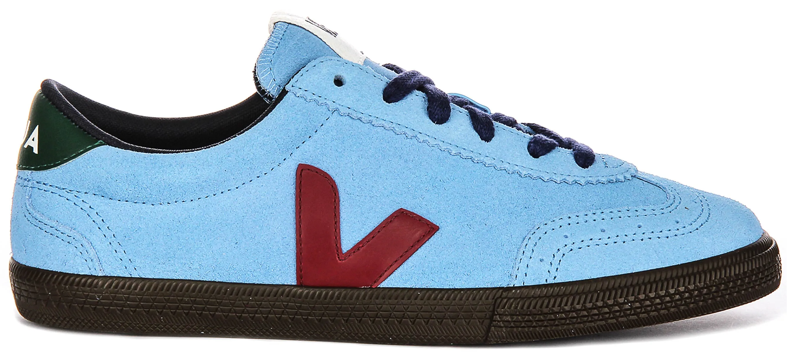 Veja Volley Suede In Blue For Women