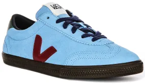 Veja Volley Suede In Blue For Women