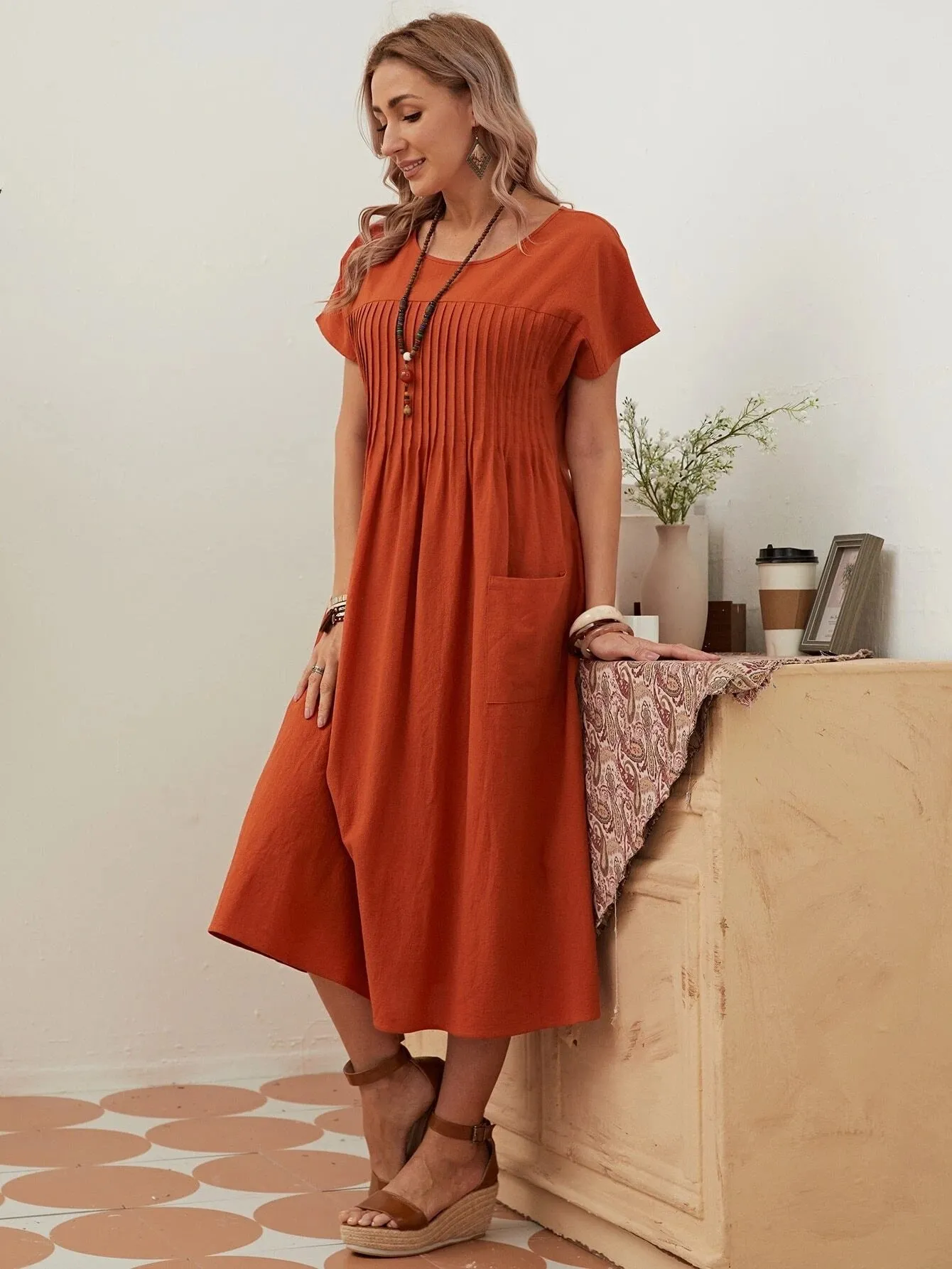 Vestido Abigail Vintage Midi