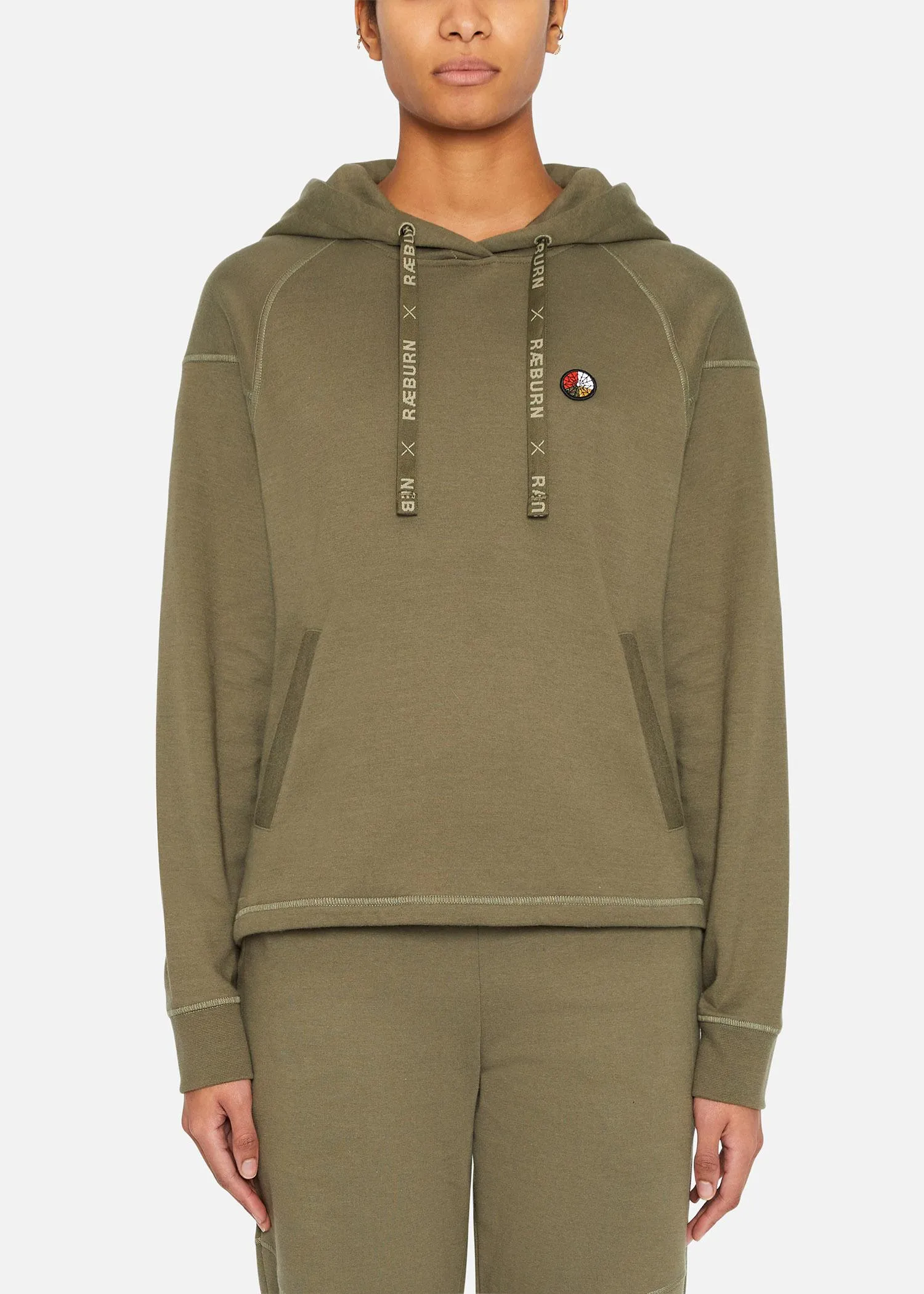 WOMENS SI HOODED SWEAT (W) OLIVE